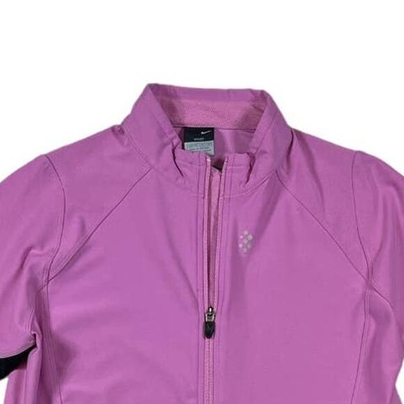 Nike Zip Up Top in Pink | Size L - Picture 3 of 6